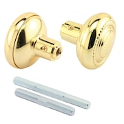 PRIME-LINE Colonial Style Door Knobs, 1/4 In. Square Drive, Wrought Steel Design Single Pack E 2642